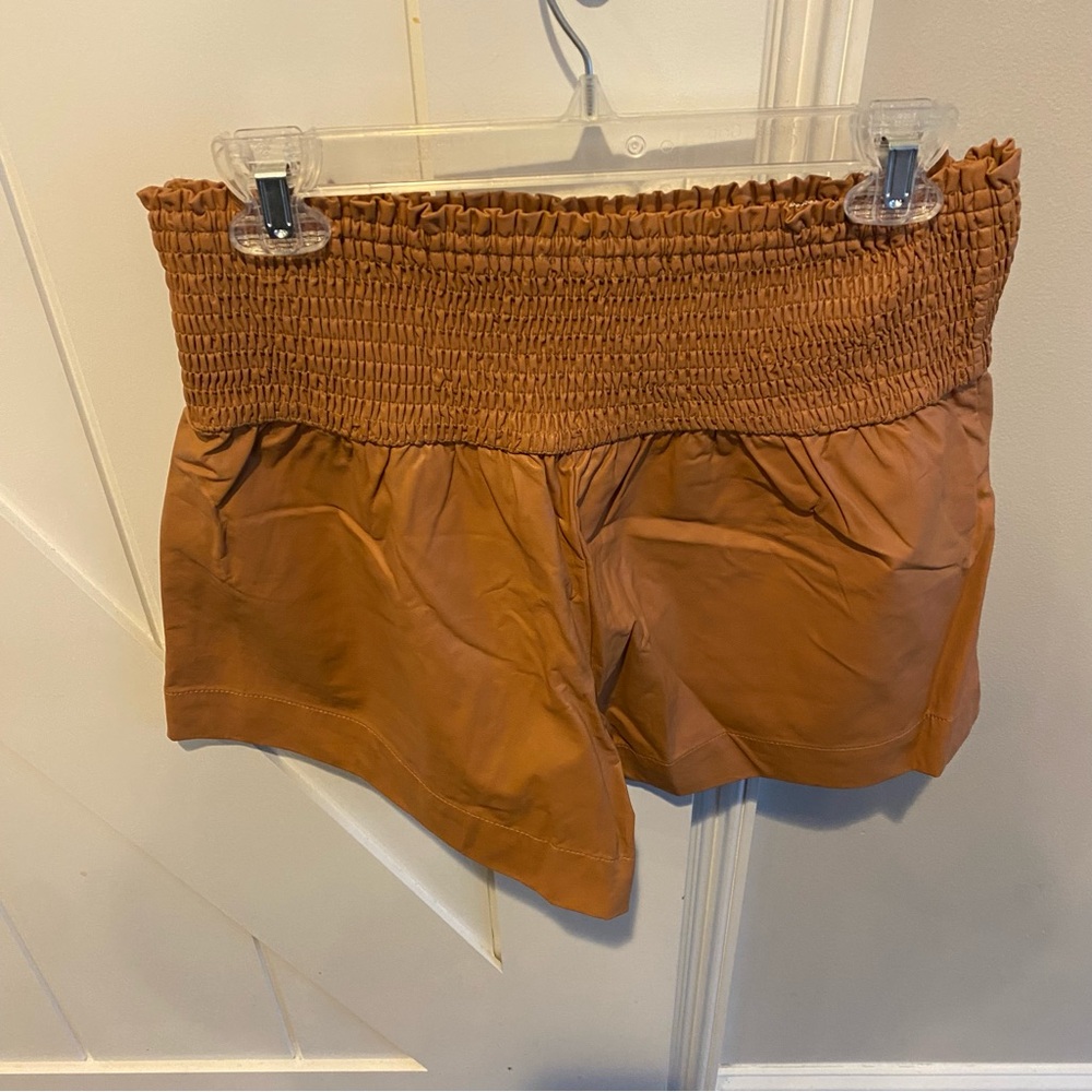 NWOT TCEC Faux Leather Shorts